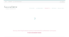 Desktop Screenshot of lauraleone.it